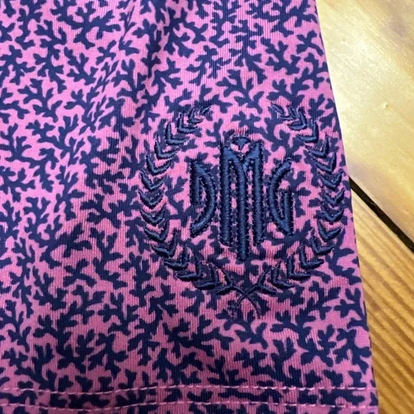 GREYSON CORAL DREAMS MENS PERFORMANCE POLO SIZE LARGE COLOR SASANQUA - Picture 4 of 9